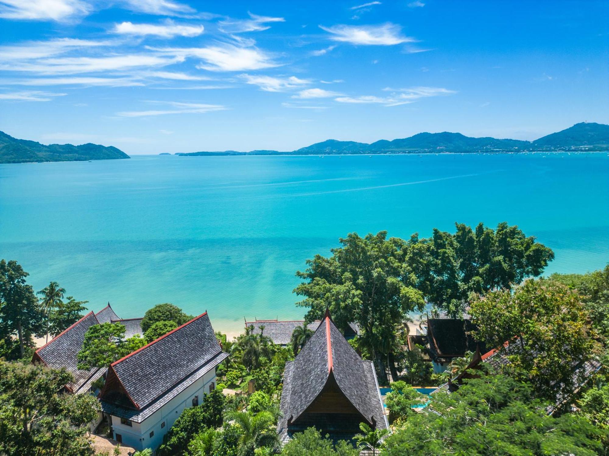 悬崖别墅 无边海景 直达海滩 五卧泰式独栋私人泳池别墅 超漂亮日出 Phuket Exterior photo